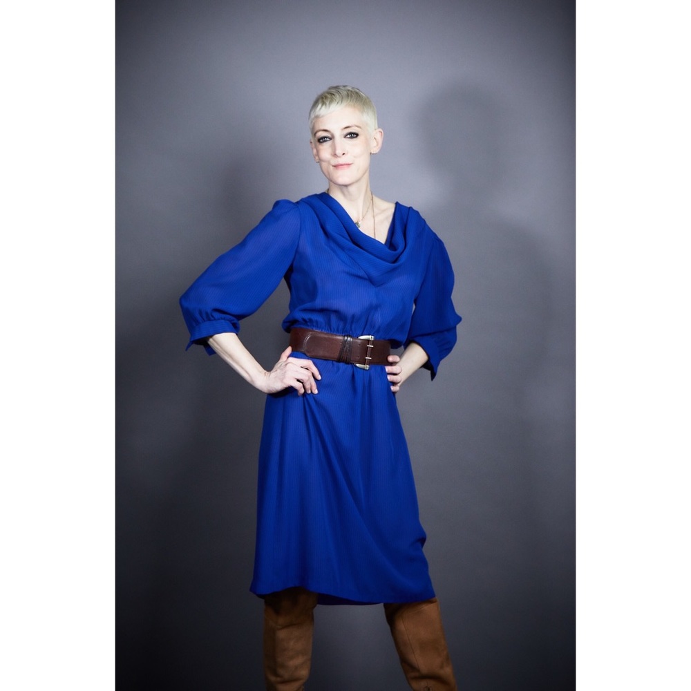 Fabulously Blue Vintage Dress 💙